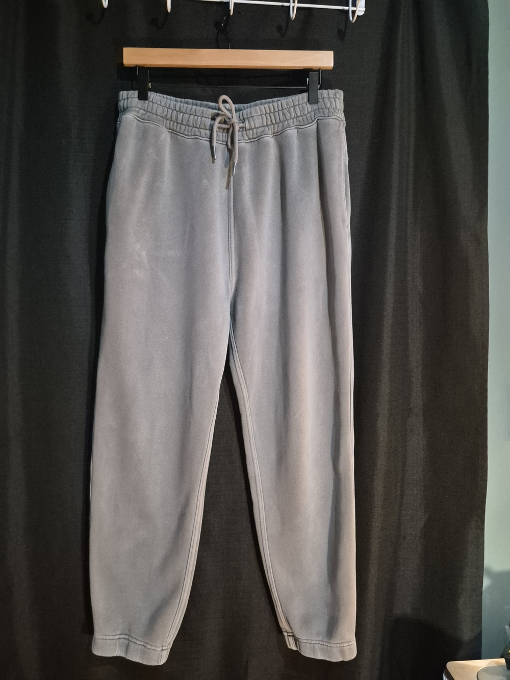 Abercrombie & Fitch Light Gray Fleece Joggers